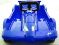 Alpenrace Formel 1 Lenkschlitten Alpengaudi blau alpen race